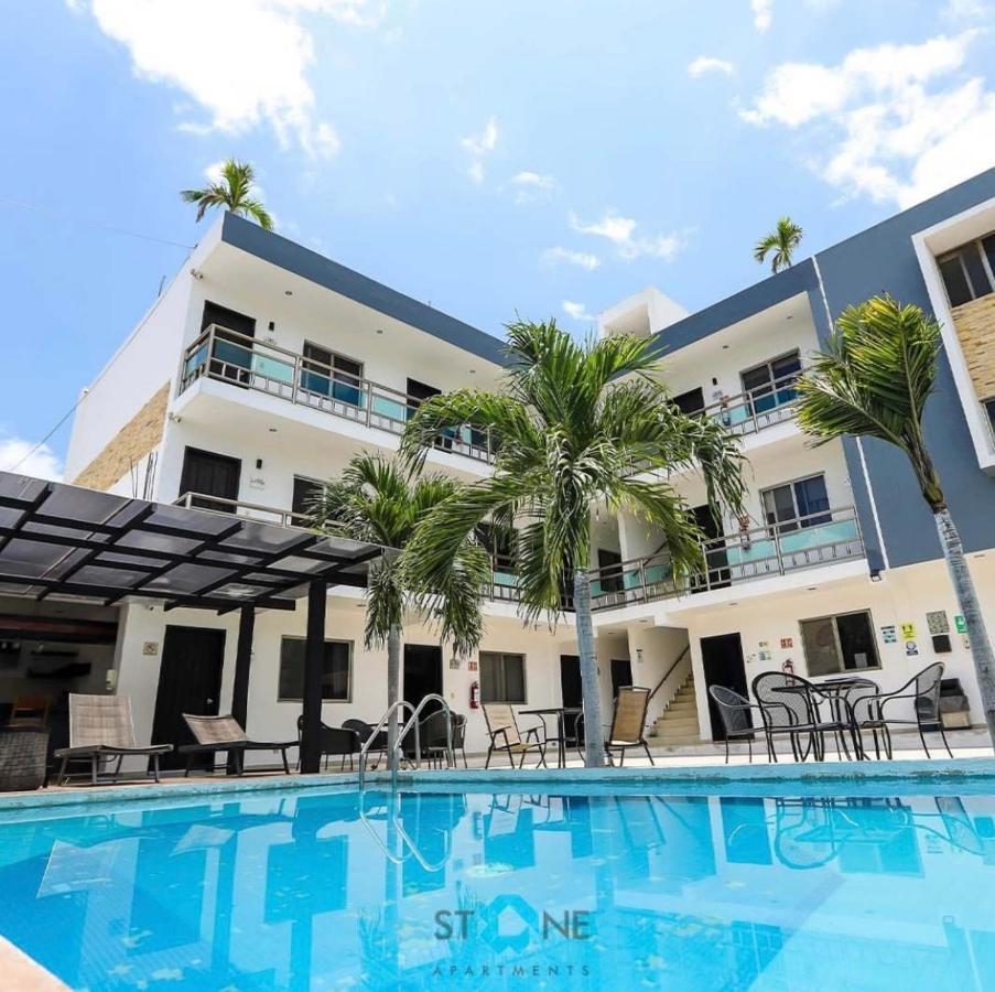 Stone Aparments Hotel Bacalar Exterior foto